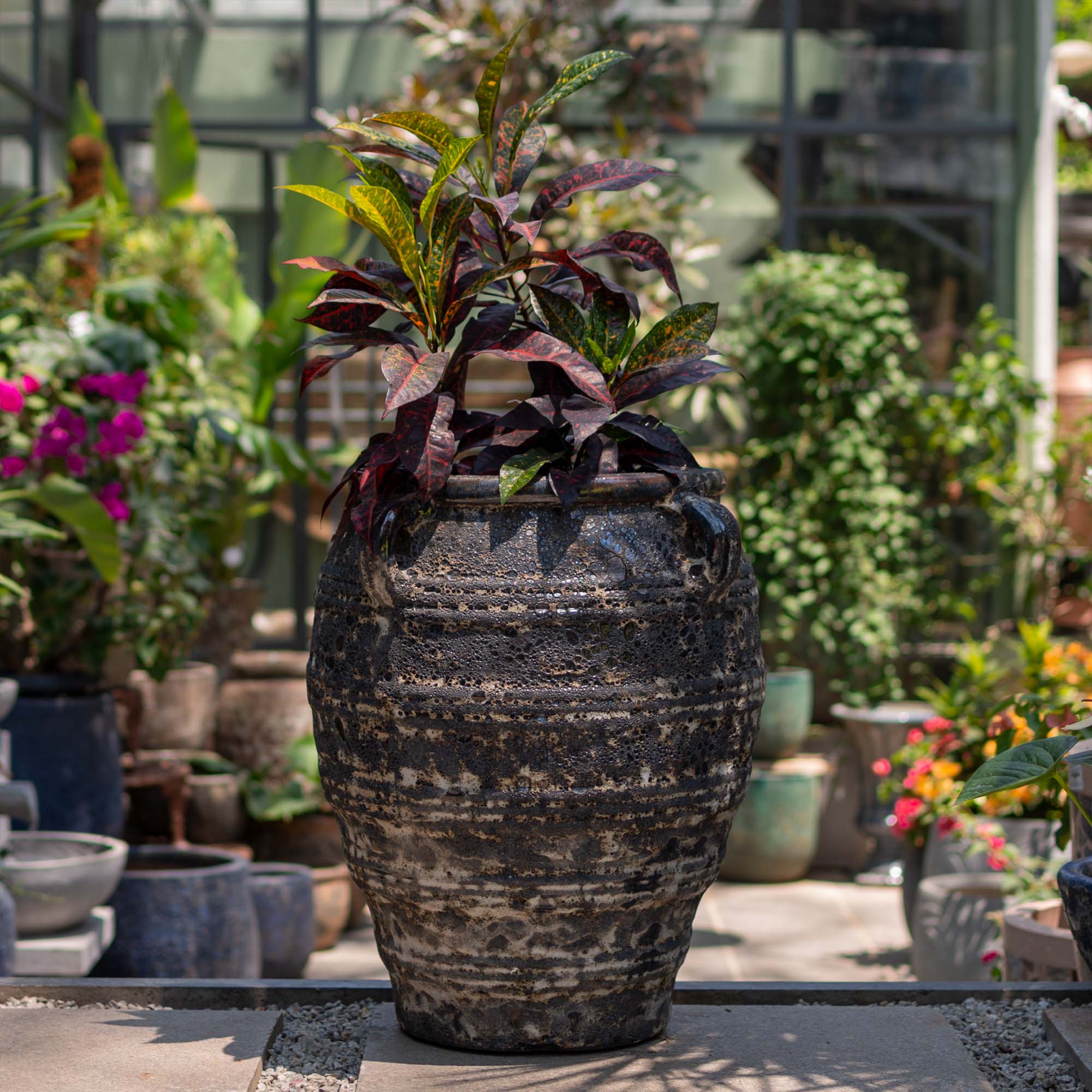  Fiber Clay Pots 