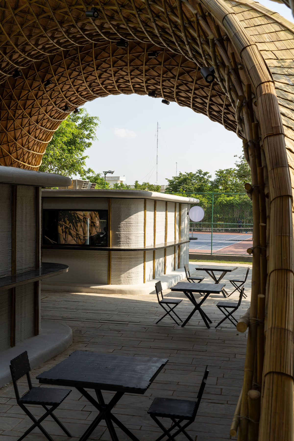 Bamboo pavilion design