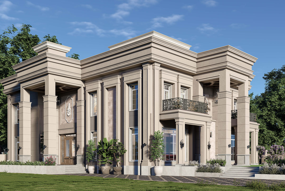Grand façade design