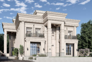 Grand façade design